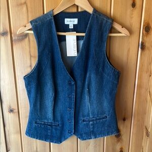 Evereve Blue Denim Vest